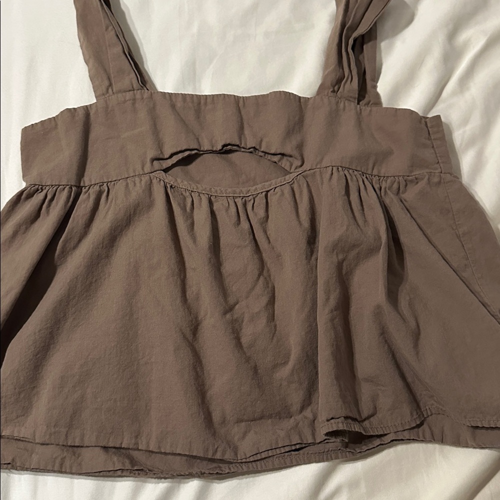 Flowy Olive Top